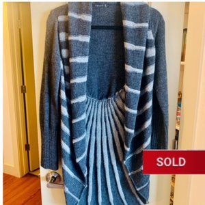 Wool sweater jacket / cardigan